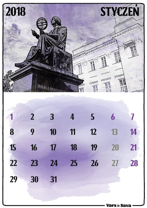 Kalendarz Varsavski 2018