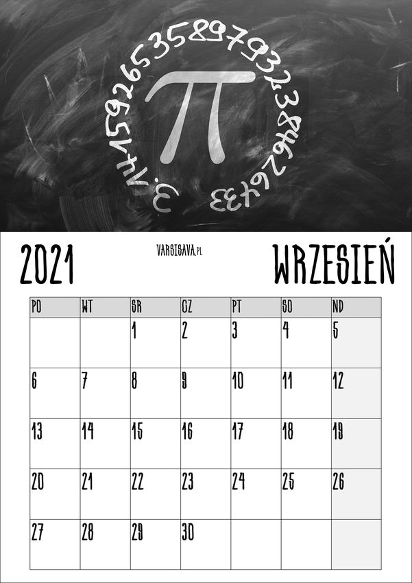 Kalendarz VarSavski 2021